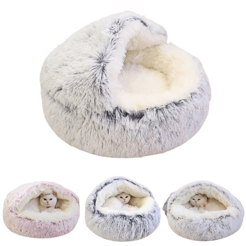 Premium Cozy Plush Pet Bed – For Cats & Small Dogs - Pawfectos
