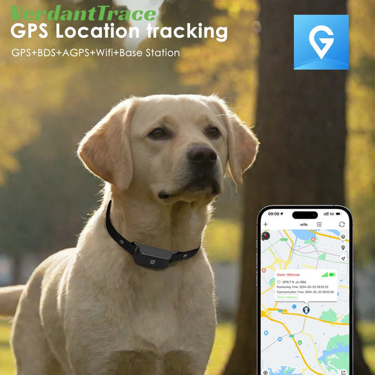 4G Pet GPS Tracker Collar – Waterproof Smart Dog & Cat Tracker - IOS Android Pet Tracker