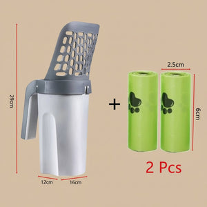 Litter Shovel + 2 Rolls Waste Bag