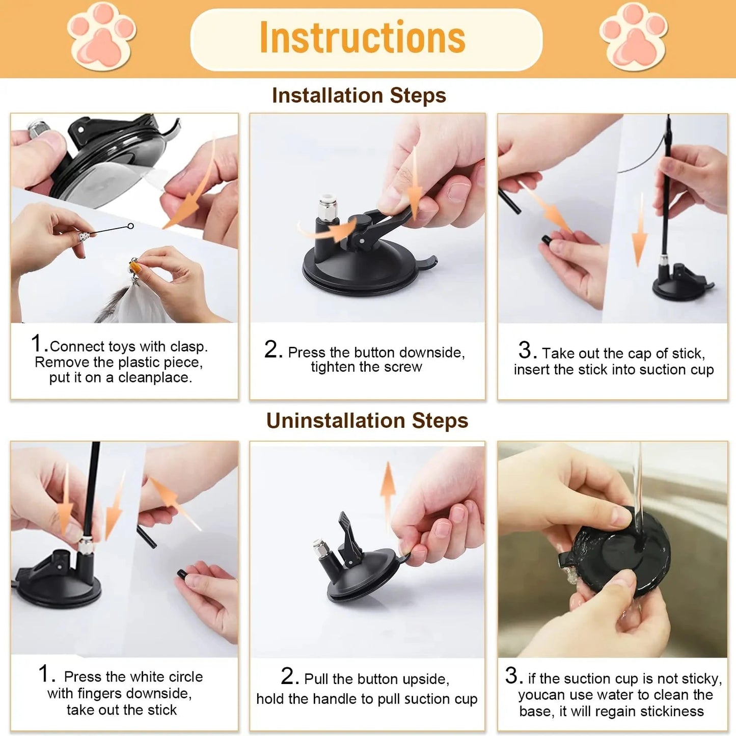 Feather Wand Toy - Pawfectos Pawfectos 