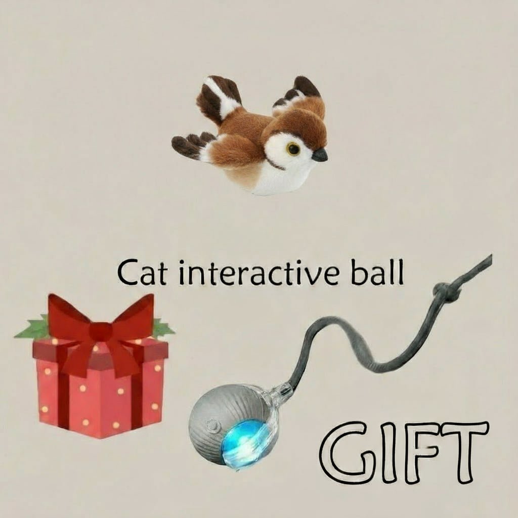 Sparrow Bird Interactive Toy + Free gift blue glowing ball