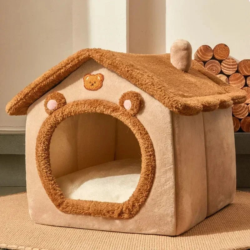 Foldable Cartoon Pet House - Pawfectos Pawfectos 
