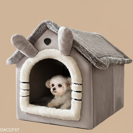 Cartoon pet house bed for cats and small dogs