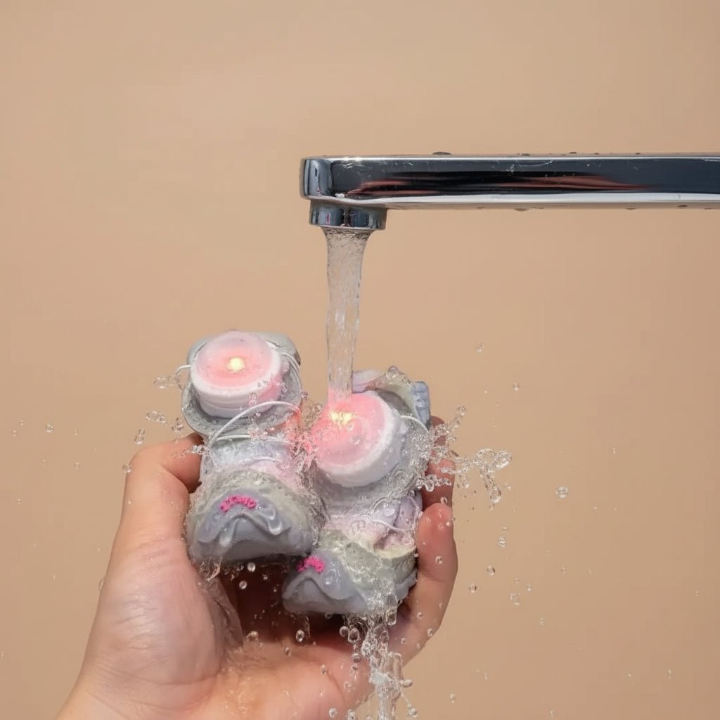 Glowing pet shoe for nighttime dog walking