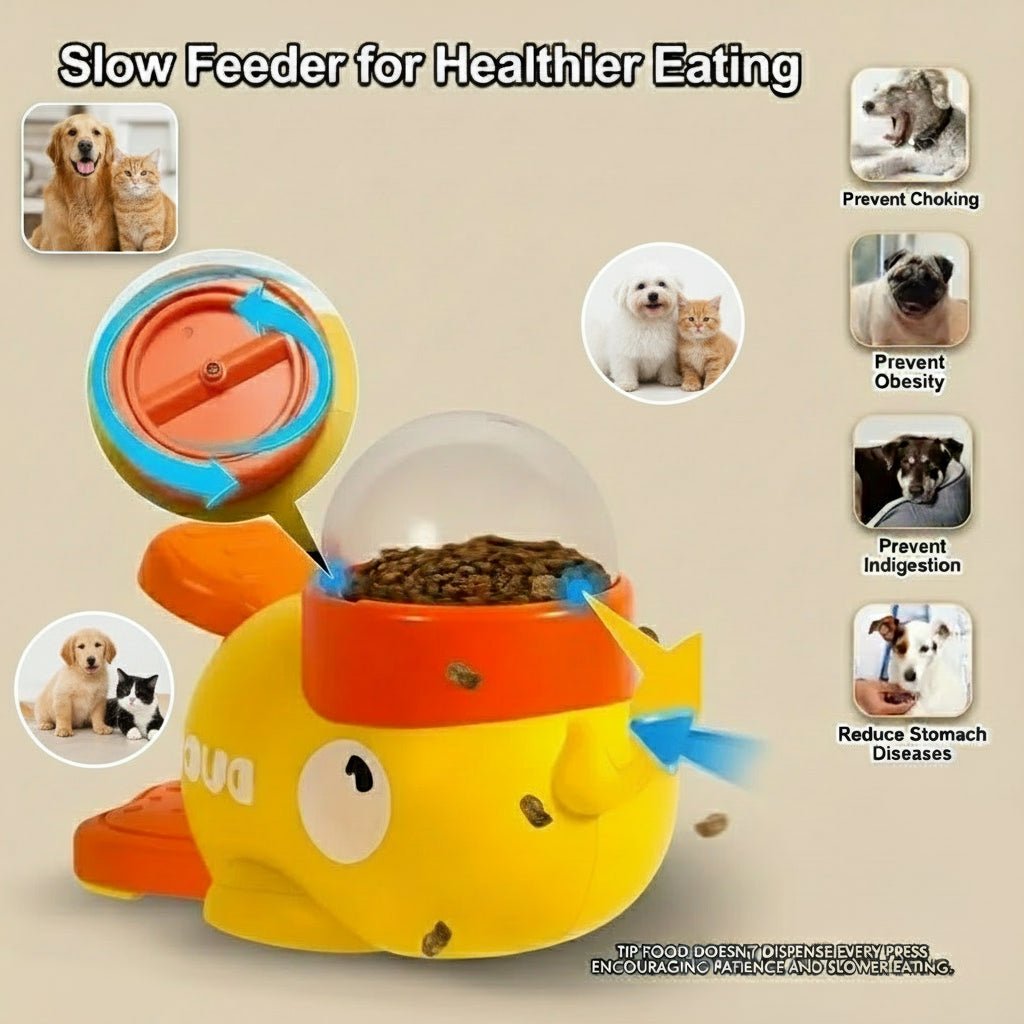 Whale-Shaped Interactive Feeder Toy For Dogs & Cats