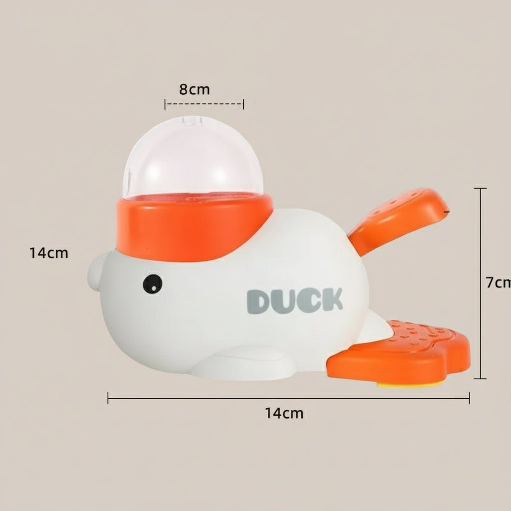 White Whale-Shaped Interactive Feeder Toy